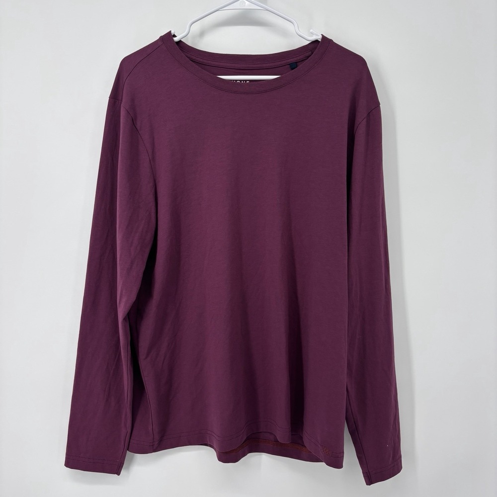 Rhone Element Long Sleeve Tee Grape Wine Mens Large Soft Stretch